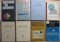 16 Bücher Mathematik, DDR, Arithmetik, Algebra, Kompendium, Mengenlehre