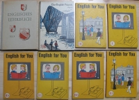 16 Bücher, Schulbücher, Englisch, Sprachlehre, Lernwortschatz, DDR