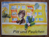 Pitt und Paulchen, Pappbilderbuch DDR 1971, Paul und sein Teddy