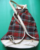 Preview: Kinderrucksack, Campingbeutel, DDR 70-er Jahre, + Pudel aus Plastik