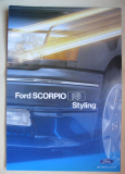 Prospekt Ford Scorpio RS Styling, um 1985