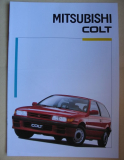 Prospekt Mitsubishi Colt, um 1990