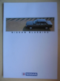 Prospekt Nissan Bluebird, um 1990, #296