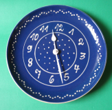 Bürgel Keramik, Bürgeler Küchenuhr, Junghans Quartz