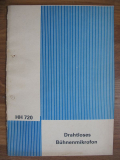 Drahtloses Bühnenmikrofon HH 720, VEB Mikrofontechnik Gefell, DDR 1982