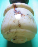 Preview: Deckenlampe Art Deco, marmoriertes Glas