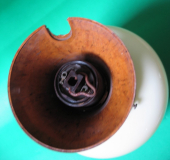 Preview: Lampe Spritzdekor, Bakelit, Art Deco, 30-er Jahre, #45