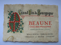Beaune Clos des Mouches, Maurice Drouhin, Weinetikett, #12