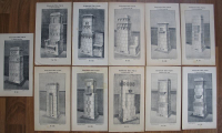 Schamotte-Ofen-Fabrik Liebenwerda, 11 Prospektblätter, um 1900