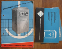 Anleitung Haushaltwaschmaschine WM 60 Luxus, DDR 1964