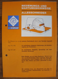 Allesschneider VEB SWM Klingenthal, Anleitung DDR 1977
