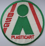 Aufnäher BSG Plasticart, DDR um 1980, unbenutzt