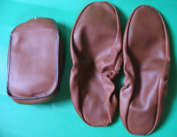 Schlappen, Hausschuhe, Reisehausschuhe DDR, Gute Reise