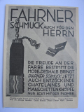 Theodor Fahrner Schmuck, Gustav Braendle Pforzheim, Inserat 1929 #1