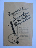 Soennecken Füllhalter und Ringnotizbuch, Inserat 1928 #13