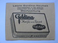 Goldina Voll-Milch, A.G. Bremen, Inserat 1928 #13