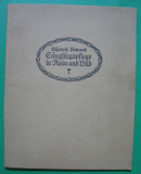 Säuglingspflege in Reim und Bild, Pflug Nährmittelfabrik Louis Schmidt Dippoldiswalde, 1925