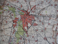 Preview: Karte der Kreishauptmannschaft Leipzig, um 1900