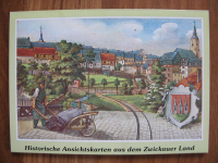 Historische Ansichtskarten Zwickauer Land, um 1990, 13 Stück, #340