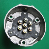 Preview: Anhängersteckdose, Hängersteckdose, DDR, 88201, 7- polig, #5