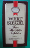 Argenta Wertsiegel, Feine Halbbitter-Täfelchen, Pralinen DDR delikat, 1986