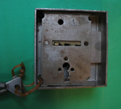 Preview: Kastenschloss, Sicherheitsschloss, Sachsenschloss Pegau, DDR, unbenutzt, #3