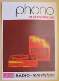 Phono Plattenspieler RFT, Prospekt Türkis 216, 224, Opal 216, Disco, DDR 1978