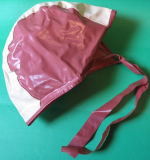 Antike seltene Schwimmkappe, Badekappe, unbenutzt