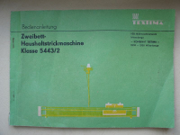 Zweibett- Haushaltstrickmaschine Klasse 5443/2, Textima, DDR 1983