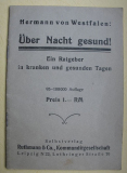 Über Nacht gesund, RU-WA, Ruthmann & Co. Leipzig, um 1930