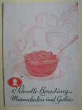 Schnelle Bereitung von Marmeladen und Gelees, Dr. August Oetker Bielefeld