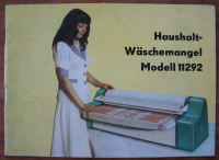 Haushalt-Wäschemangel Modell 11292, VEB Spinnereimaschinebau Karl-Marx-Stadt