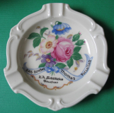 E.A. Schöltzke Glauchau, Thomas Porzellan, Ivory, Aschenbecher