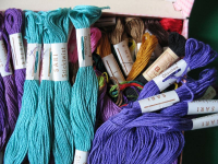 Preview: Stickgarn, Sticktwist, DDR, SARI, #näh6