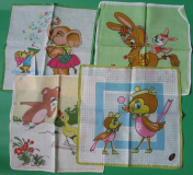 Taschentücher, Kindertaschentücher DDR, 21 Stück