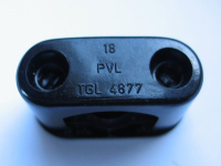 50 Kabelschellen, Bakelit, PVL18, PVL 18, 