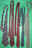 5 Krawatten, DDR 60-er/ 70-er Jahre
