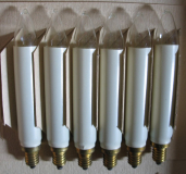 Kerzenlampen OSRAM, Schaftkerzenlampen, 23 Volt, 3 Watt, 6 Stück, unbenutzt, #4