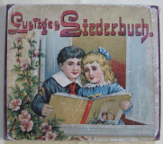 Lustiges Liederbuch, Pappbilderbuch um 1900