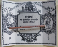 Geschenk der Sparkasse Oelsnitz zur Geburt, 1942