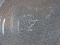 Preview: Teegläser, Teller, Sahnekännchen, Deckel für Teekanne, Saaleglas, Schott Jena