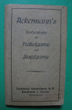 Ackermann's Farbenkarte, Häkelgarne, Stopfgarne, 30-er Jahre, Ackermann Sontheim