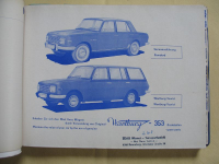 Ersatzteilkatalog Wartburg 353, DDR 1967, 2. Auflage