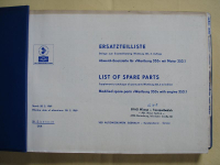 Ersatzteilkatalog Wartburg 353, DDR 1967, 2. Auflage