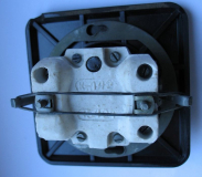 Preview: Serienschalter Bakelit, schwarz, eckig, Kippschalter, unbenutzt, #332