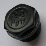 Verschlußschraube, Blindstopfen PG 11, FERA, Bakelit, unbenutzt, #43