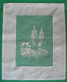 Preview: Scheibengardinen, Fensterbild, Plauener Spitze, Markuskirche und Rathaus Plauen