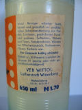 Reiniger Parkett, Linoleum etc., VEB Wittol Wittenberg, DDR um 1980