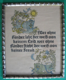 Spruchbild, Leben, Kinder, Bild mit Spruch, Hilde Schimkowitz