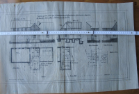 Emil Ficker Marieney, 1930, Bauzeichnung